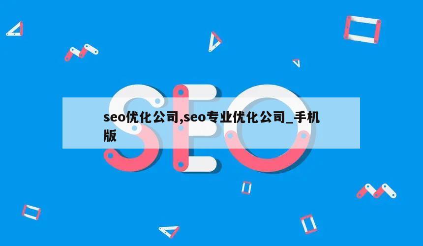 seo优化公司,seo专业优化公司_手机版