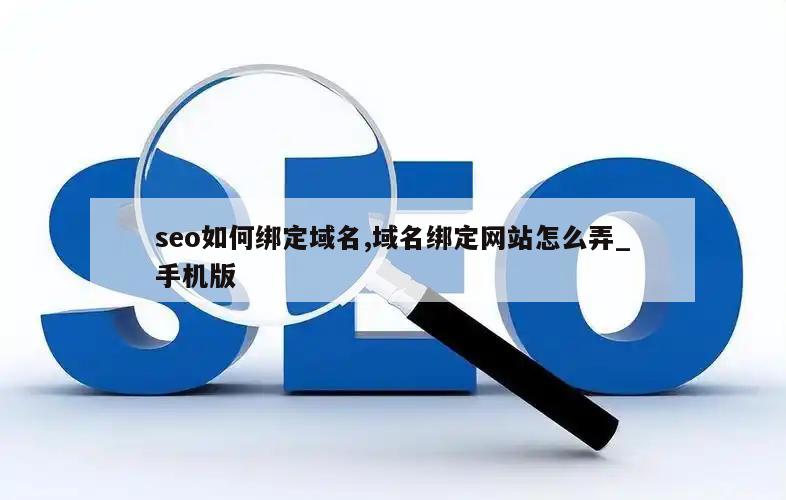 seo如何绑定域名,域名绑定网站怎么弄_手机版