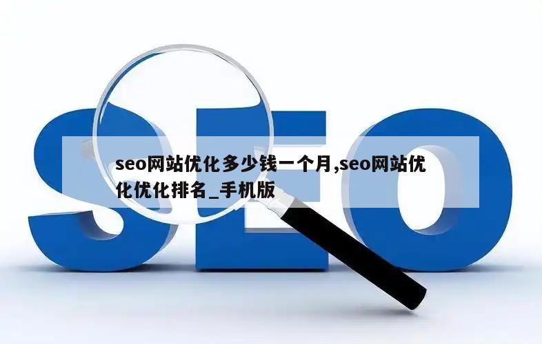 seo网站优化多少钱一个月,seo网站优化优化排名_手机版